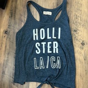 Hollister Glitter Tie Tank